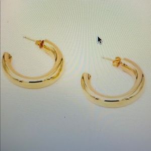 May Martin Victoria hoops gold dipped